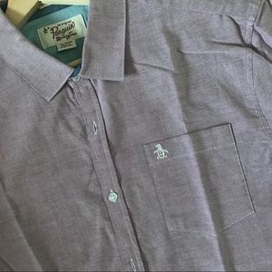 Penguin shirt sleeve button up